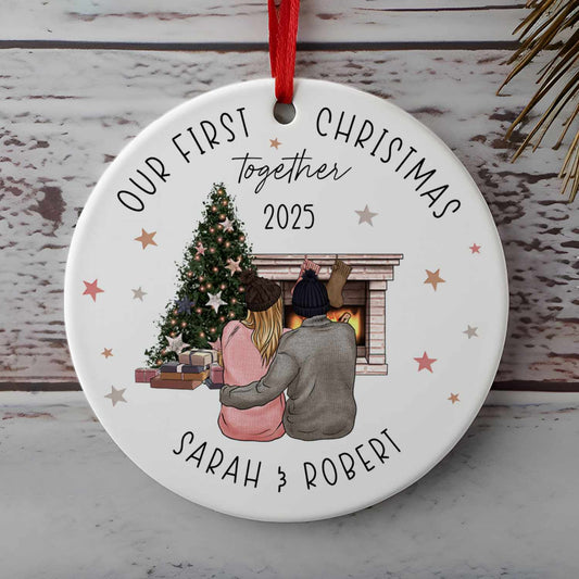 Our First Christmas Together Ceramic Tree Ornament